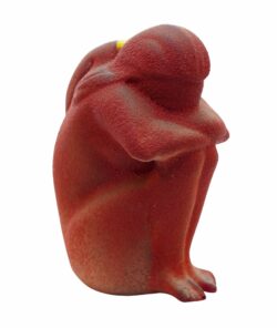 Scultura vergogna rossa