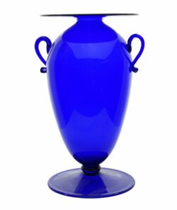 Vaso coppa blu