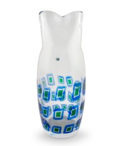VASO CON MURRINE VERDI BLU - CARLO MORETTI